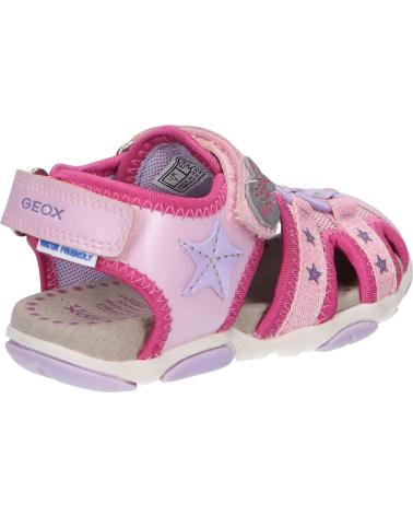 Sandali per Bambina GEOX  B250ZA 0AJGN B SANDAL AGASIM C8057 LT PINK-LILAC ROSA