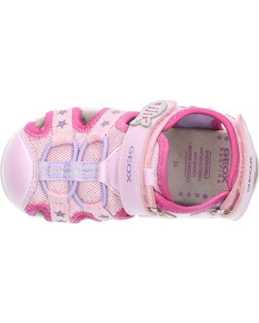Sandali per Bambina GEOX  B250ZA 0AJGN B SANDAL AGASIM C8057 LT PINK-LILAC ROSA