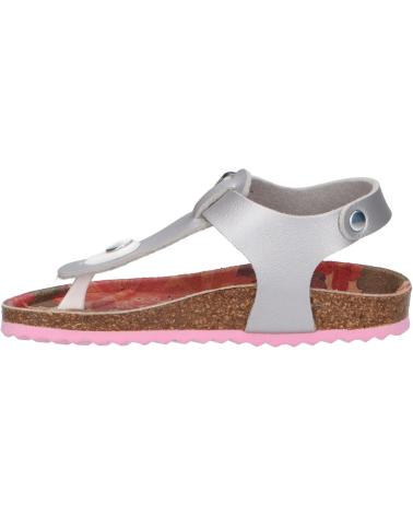 Sandalen für Mädchen GEOX J258MB 000NF J ADRIEL C1007 SILVER PLATA