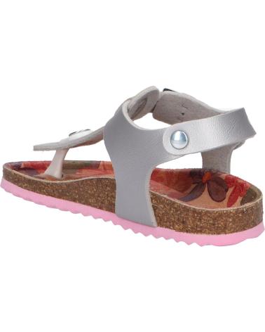 Sandalen für Mädchen GEOX J258MB 000NF J ADRIEL C1007 SILVER PLATA