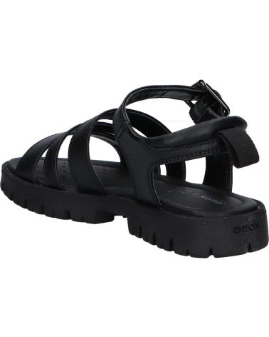 Sandalen für Mädchen GEOX J25FYB 000BC J SANDAL STARBLUSH C9999 BLACK NEGRO