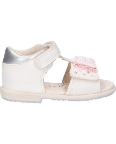Sandalen für Mädchen GEOX B2521B 0BC09 B VERRED C1000 WHITE BLANCO