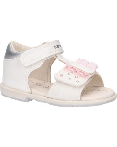 Sandalen für Mädchen GEOX B2521B 0BC09 B VERRED C1000 WHITE BLANCO