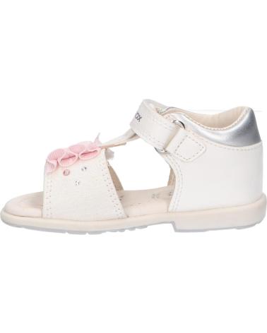Sandalen für Mädchen GEOX B2521B 0BC09 B VERRED C1000 WHITE BLANCO