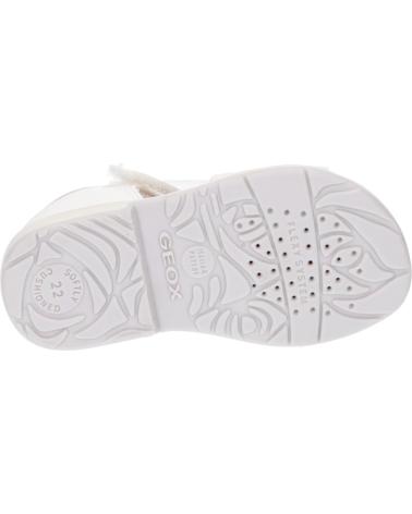 Sandalen für Mädchen GEOX B2521B 0BC09 B VERRED C1000 WHITE BLANCO
