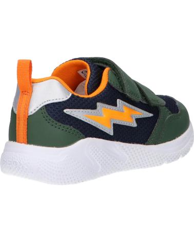 Sportif pour Garçon GEOX B254UA 01454 B SPRINTYE C3231 DK GREEN- ORANGE VERDE