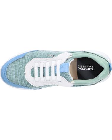 Sportif pour Femme GEOX D25NUD 07T85 D SPHERICA C0547 WHITE-GREEN