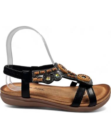 Sandalias de Mujer TIMBOS SANDALIA CUNA COMODA MUJER 130132 NEGRO