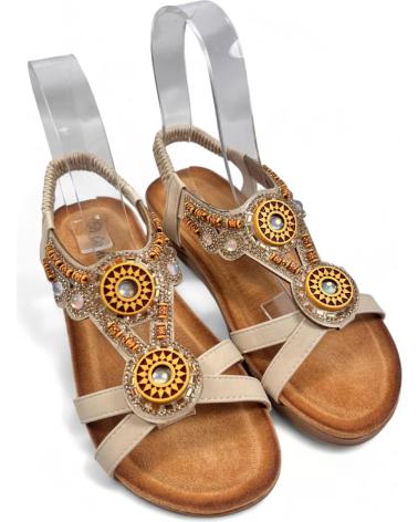 Sandalias de Mujer TIMBOS SANDALIA CUNA COMODA MUJER 130130 BEIGE