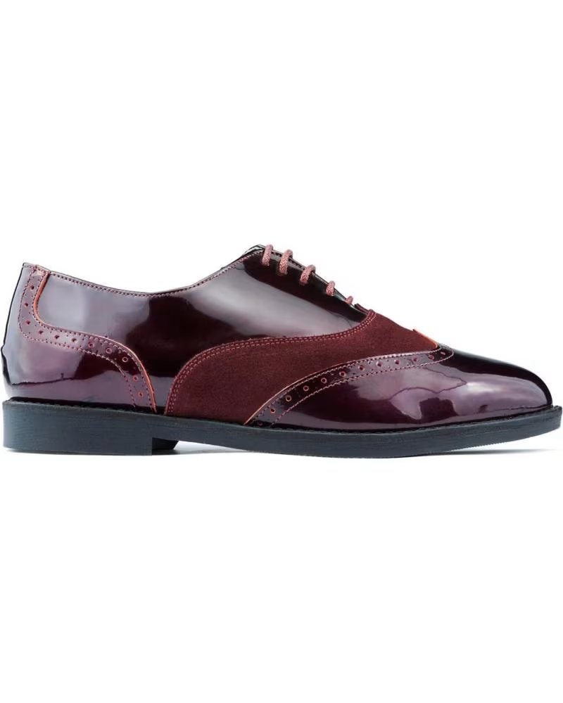 ZAPATOS PLANOS FLORENCIA F0 BURDEOS DTORRES