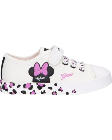 girl Zapatillas deporte GEOX J2504D 00010 J CIAK C0404 WHITE-BLACK