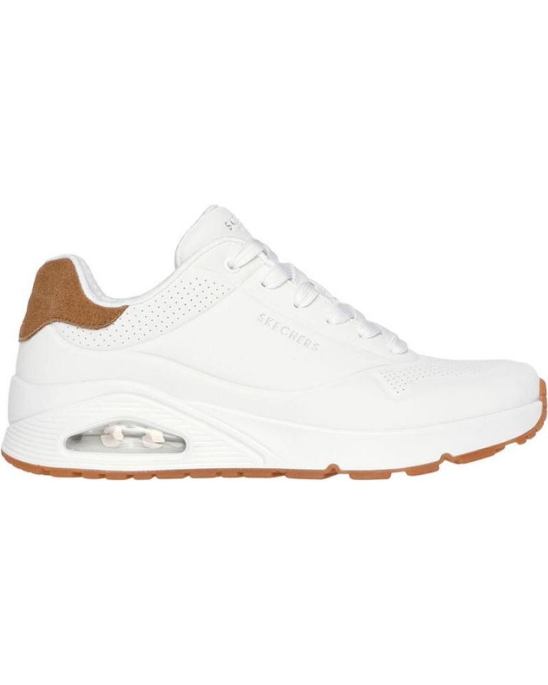 Deportivas de Hombre SKECHERS SNEAKERS UNO HOMBRE BLANCO
