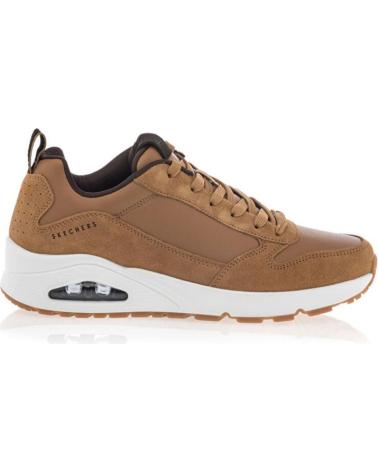 Man Trainers SKECHERS SNEAKERS UNO HOMBRE CUERO MARRóN