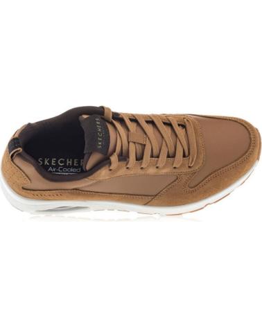 Deportivas de Hombre SKECHERS SNEAKERS UNO HOMBRE CUERO MARRóN