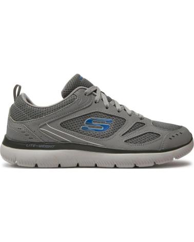 SKECHERS ZAPATILLAS EN PARA HOMBRE GRIS