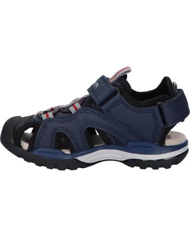boy Sandals GEOX J250RB 014ME J BOREALIS C0735 NAVY-RED