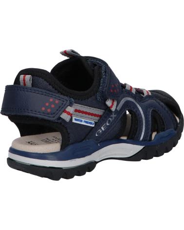 boy Sandals GEOX J250RB 014ME J BOREALIS C0735 NAVY-RED