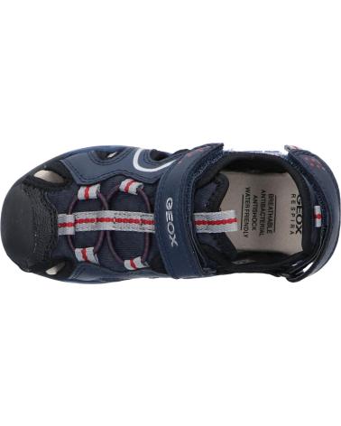 boy Sandals GEOX J250RB 014ME J BOREALIS C0735 NAVY-RED