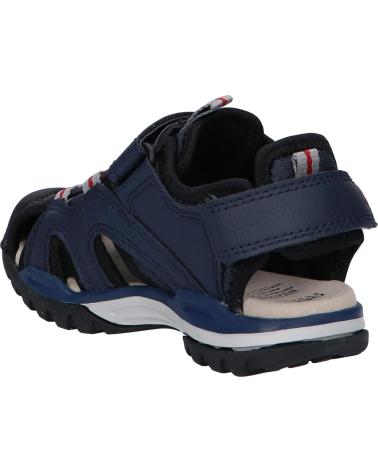 boy Sandals GEOX J250RB 014ME J BOREALIS C0735 NAVY-RED