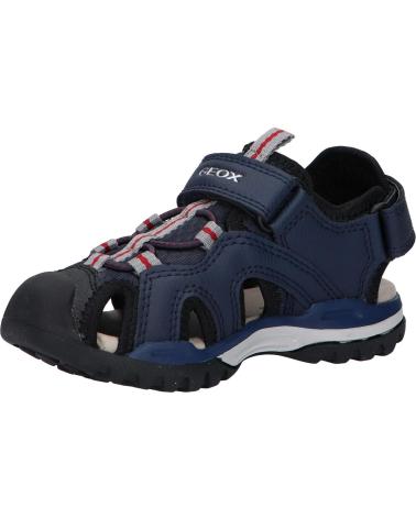 boy Sandals GEOX J250RB 014ME J BOREALIS C0735 NAVY-RED