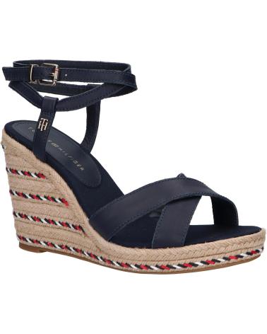 Sandali per Donna TOMMY HILFIGER FW0FW06238 FEMININE HIGH WEDGE DW5 DESERT SKY