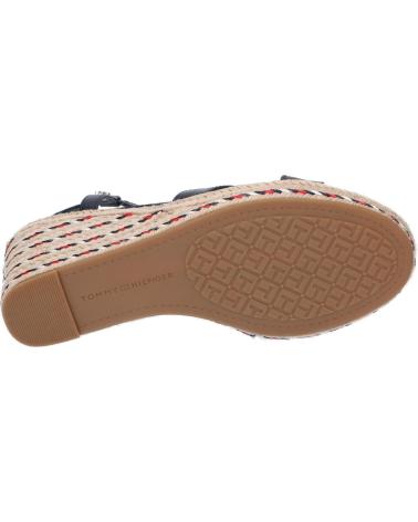 Sandali per Donna TOMMY HILFIGER FW0FW06238 FEMININE HIGH WEDGE DW5 DESERT SKY