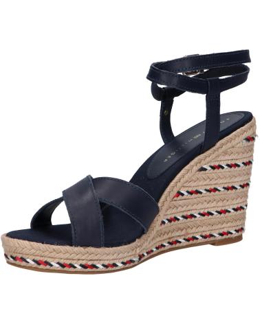 Sandali per Donna TOMMY HILFIGER FW0FW06238 FEMININE HIGH WEDGE DW5 DESERT SKY