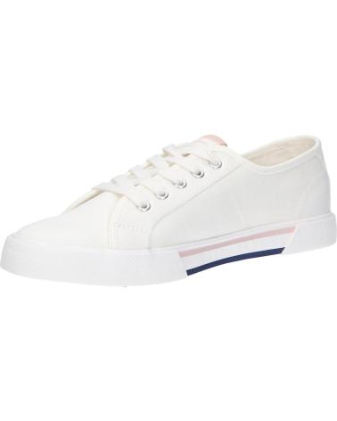 Sportif pour Femme et Fille et Garçon PEPE JEANS PGS30543 BRADY 800 WHITE