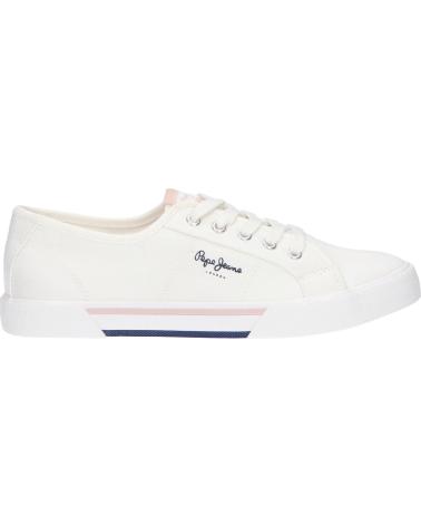 Sportif pour Femme et Fille et Garçon PEPE JEANS PGS30543 BRADY 800 WHITE
