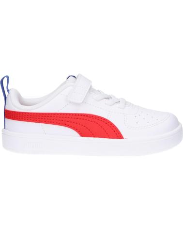 Scarpe sport per Bambina e Bambino PUMA 384314 PUMA RICKIE AC 05-WHITE-HIGHRISK
