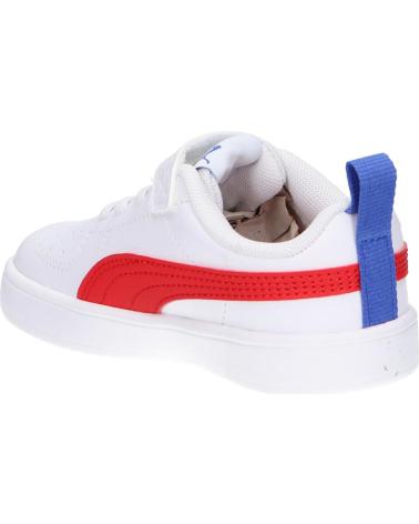 Scarpe sport per Bambina e Bambino PUMA 384314 PUMA RICKIE AC 05-WHITE-HIGHRISK
