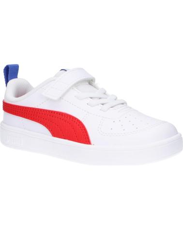 Scarpe sport per Bambina e Bambino PUMA 384314 PUMA RICKIE AC 05-WHITE-HIGHRISK
