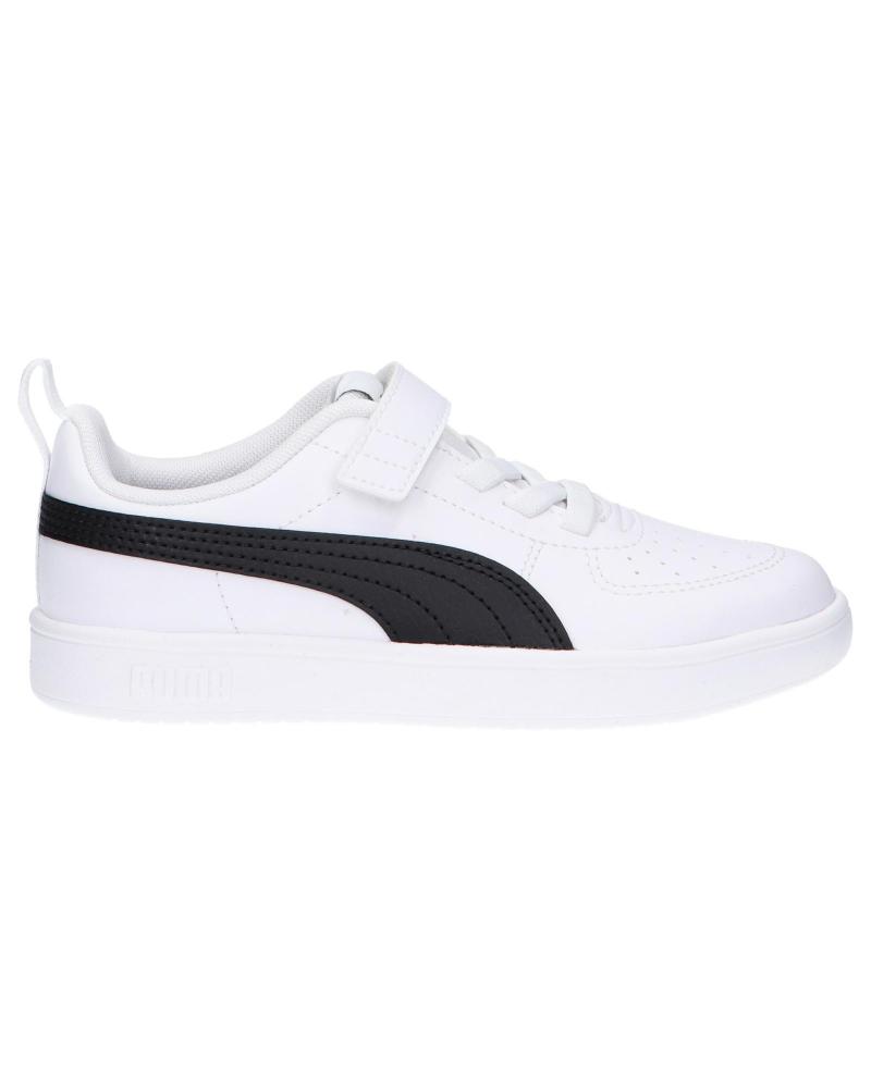 Zapatillas deporte de Niño PUMA ZAPATILLAS RICKIE ACPS BLANCAS NEGRO 385836-03 CASUAL NINO N CLARO