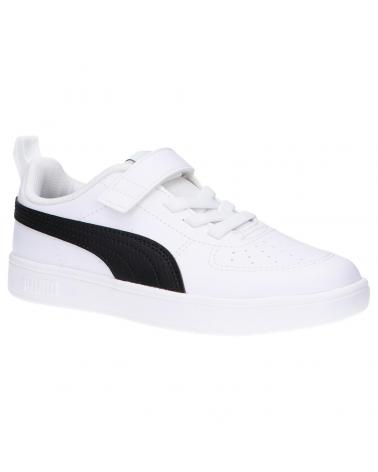 Zapatillas deporte de Niño PUMA ZAPATILLAS RICKIE ACPS BLANCAS NEGRO 385836-03 CASUAL NINO N CLARO