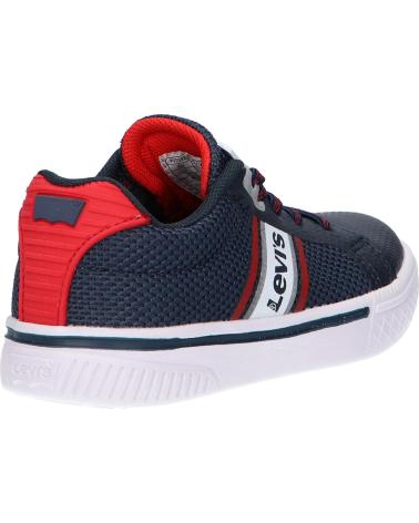 girl and boy Trainers LEVIS VFUT0062T FUTURE X MINI 0290 NAVY RED