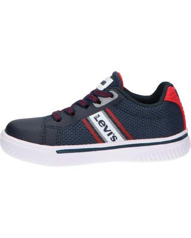 girl and boy Trainers LEVIS VFUT0062T FUTURE X MINI 0290 NAVY RED