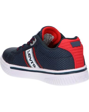 girl and boy Trainers LEVIS VFUT0062T FUTURE X MINI 0290 NAVY RED