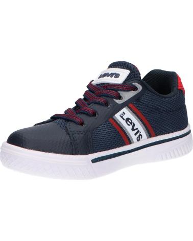 girl and boy Trainers LEVIS VFUT0062T FUTURE X MINI 0290 NAVY RED