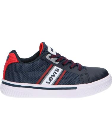girl and boy Trainers LEVIS VFUT0062T FUTURE X MINI 0290 NAVY RED