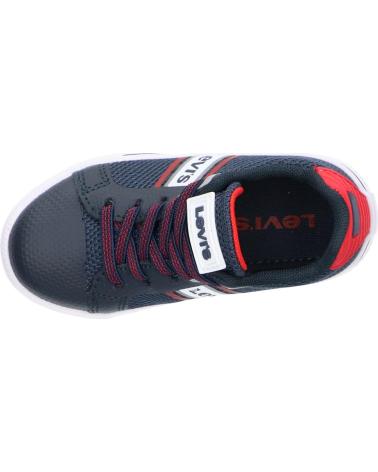 girl and boy Trainers LEVIS VFUT0062T FUTURE X MINI 0290 NAVY RED
