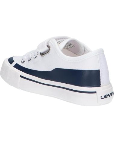 girl and boy Trainers LEVIS VORI0100T SQUARE 0122 WHT NAVY