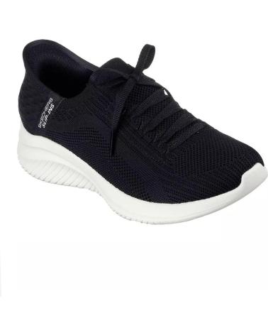 SKECHERS ZAPATILLAS MUJER MODELO SLIP-INS ULTRA FLEX 3 0 TONAL STRETC BLK