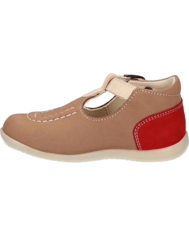 Sapatos de Menina e Menino KICKERS 621016-10 BONBEK-2 113 BEIGE ROUGE
