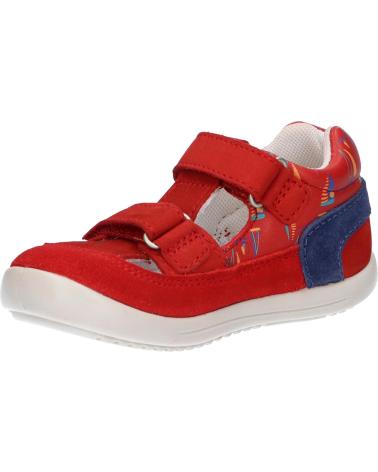 Scarpe per Bambina e Bambino KICKERS 692396-10 KID 43 ROUGE BLEU BATE