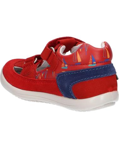Scarpe per Bambina e Bambino KICKERS 692396-10 KID 43 ROUGE BLEU BATE