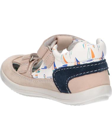 Scarpe per Bambina e Bambino KICKERS 692397-10 KID 31 BLANC CASSE BLE