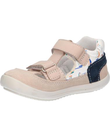 Scarpe per Bambina e Bambino KICKERS 692397-10 KID 31 BLANC CASSE BLE