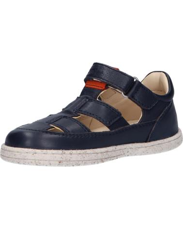 Chaussures pour Garçon KICKERS 894820-10 TRACTUS 101 MARINE ORANGE