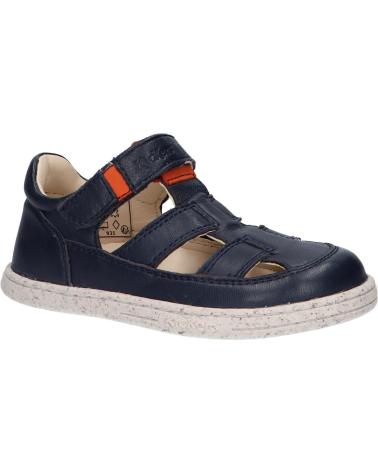 Chaussures pour Garçon KICKERS 894820-10 TRACTUS 101 MARINE ORANGE