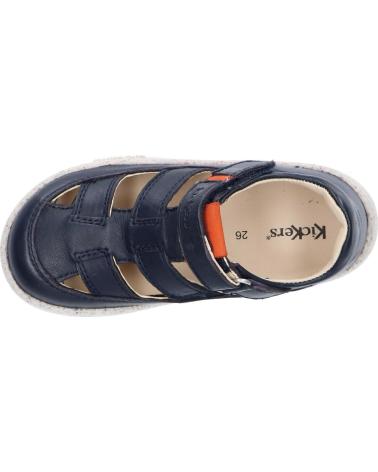 Chaussures pour Garçon KICKERS 894820-10 TRACTUS 101 MARINE ORANGE